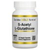 California Gold Nutrition S-Acetyl L-Glutathione 100 mg 30 Veggie Capsules 4 Thực phẩm chức năng California Gold Nutrition S-Acetyl L-Glutathione 100 mg 30 Veggie Capsules 898220018994
