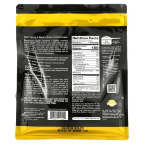 Thành phần vi chất của California Gold Nutrition SPORT - Dark Chocolate Whey Protein Isolate 2 lbs (907 g) 898220012022