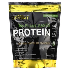 Thực phẩm chức năng California Gold Nutrition SPORT - Plant-Based Protein Chocolate 2 lb Pouch 898220013487