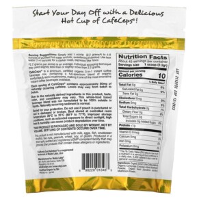 California Gold Nutrition SUPERFOODS - CafeCeps Certified Organic Instant Coffee with Cordyceps and Reishi Mushroom Powder 3.5 oz (100 g) 3 Thành phần vi chất của California Gold Nutrition SUPERFOODS - CafeCeps Certified Organic Instant Coffee with Cordyceps and Reishi Mushroom Powder 3.5 oz (100 g) 898220013463