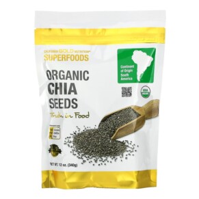 Thực phẩm chức năng California Gold Nutrition SUPERFOODS Organic Chia Seeds 12 oz (340 g) 898220012176
