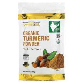 Thực phẩm chức năng California Gold Nutrition SUPERFOODS - Organic Turmeric Powder 4 oz (114 g) 898220013661