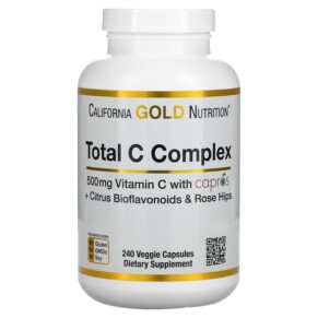 Thực phẩm chức năng California Gold Nutrition Total C Complex 500 mg 240 Veggie Capsules 898220018840
