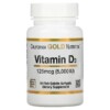 Thực phẩm chức năng California Gold Nutrition Vitamin D3 125 mcg (5.000 IU) 90 Fish Gelatin Softgels 898220010653
