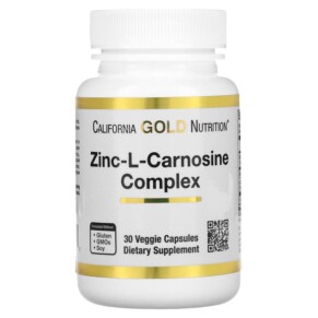 Thực phẩm chức năng California Gold Nutrition Zinc-L-Carnosine Complex 30 Veggie Capsules 898220021710