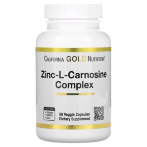 Thực phẩm chức năng California Gold Nutrition Zinc-L-Carnosine Complex 90 Veggie Caps 898220020003