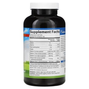 Thành phần vi chất của Carlson ACES 200 Soft Gels 088395044328