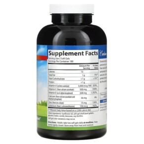 Thành phần vi chất của Carlson Aces + Zn 360 Soft Gels 088395044243