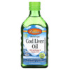 Thực phẩm chức năng Carlson Cod Liver Oil Natural Green Apple 1.100 mg 8.4 fl oz (250 ml) 088395137105