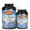 Carlson Elite Omega-3 Plus D & K Natural Lemon Flavor 60 + 30 Free Soft Gels 5 Thực phẩm chức năng Carlson Elite Omega-3 Plus D & K Natural Lemon Flavor 60 + 30 Free Soft Gels 088395175404
