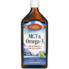 Thực phẩm chức năng Carlson MCT & Omega-3 Natural Lemon Lime 16.9 fl oz (500 ml) 088395177507