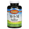Thực phẩm chức năng Carlson MSM Sulfur 1.000 mg 180 Vegetarian Capsules 088395087226