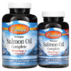 Carlson Norwegian Salmon Oil Complete 120 + 60 Soft Gels 5 Thực phẩm chức năng Carlson Norwegian Salmon Oil Complete 120 + 60 Soft Gels 088395183409