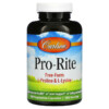 Thực phẩm chức năng Carlson Pro-Rite Free-Form L-Proline & L-Lysine 200 Vegetarian Capsules 088395687303