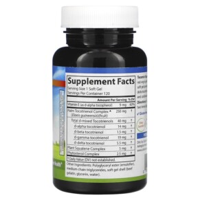 Thành phần vi chất của Carlson Tocomin SupraBio 120 Soft Gels 088395087202