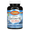 Thực phẩm chức năng Carlson Wild Norwegian Cod Liver Oil Gems 1.000 mg 100 Soft Gels 088395013010