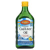 Carlson Wild Norwegian Cod Liver Oil Natural Lemon 16.9 fl oz (500 ml) 5 Thực phẩm chức năng Carlson Wild Norwegian Cod Liver Oil Natural Lemon 16.9 fl oz (500 ml) 088395013522