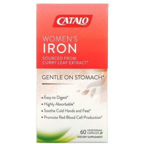 Thực phẩm chức năng Catalo Naturals Women's Iron 60 Vegetarian Capsules 810399027584