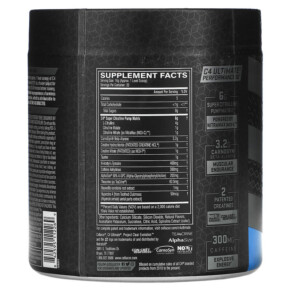Thành phần vi chất của Cellucor C4 Ultimate Pre-Workout Performance Icy Blue Razz 11.29 oz (320 g) 842595112269