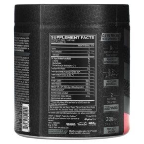 Thành phần vi chất của Cellucor C4 Ultimate Pre-Workout Performance Strawberry Watermelon 11.99 oz (340 g) 842595112290