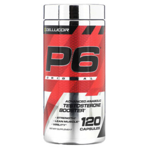 Thực phẩm chức năng Cellucor P6 Original Advanced Anabolic Testosterone Booster 120 Capsules 842595101539
