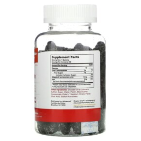 Thành phần vi chất của Chapter One I Is for Iron Flavored Gummies 60 Gummies 848998041120