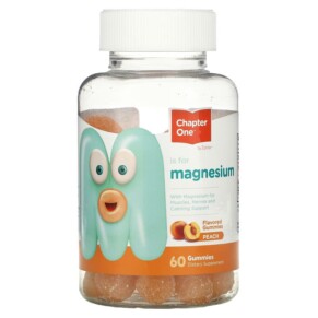 Thực phẩm chức năng Chapter One M is for Magnesium Peach 60 Gummies 848998041267