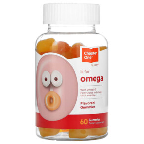 Thực phẩm chức năng Chapter One O is for Omega Flavored Gummies 60 Gummies 848998041069