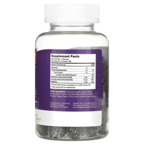 Thành phần vi chất của Chapter Six Iron Flavored 60 Gummies 848998041328