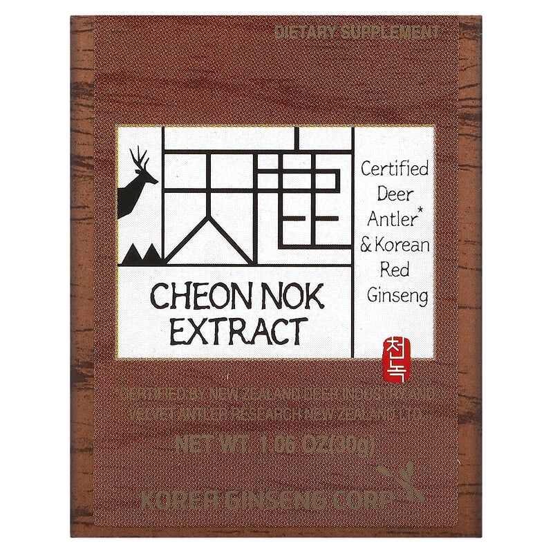 CheongKwanJang Cheon Nok Extract Korean Red Ginseng & Deer Antler 1.06 oz (30 g) 2 Thành phần vi chất của CheongKwanJang Cheon Nok Extract Korean Red Ginseng & Deer Antler 1.06 oz (30 g) 819079011776