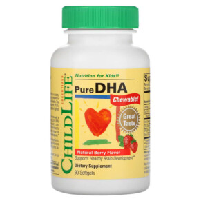 Thực phẩm chức năng ChildLife Essentials Pure DHA Natural Berry 90 Softgels 608274105508