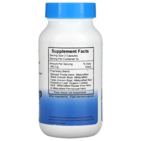 Thành phần vi chất của Christopher's Original Formulas Birth-Prep Six Week Formula 420 mg 100 Vegetarian Caps 084783891277