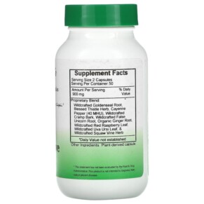 Thành phần vi chất của Christopher's Original Formulas Female Reproductive Formula 450 mg 100 Vegetarian Caps 084783891215