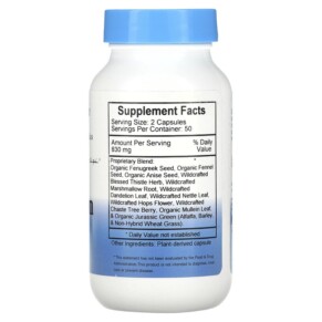 Thành phần vi chất của Christopher's Original Formulas Lactation Formula 415 mg 100 Vegetarian Caps 084783891444