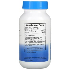 Thành phần vi chất của Christopher's Original Formulas Memory Plus Formula 400 mg 100 Vegetarian Caps 084783891567