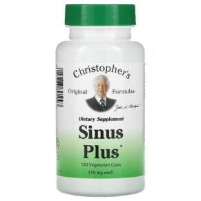 Thực phẩm chức năng Christopher's Original Formulas Sinus Plus 475 mg 100 Vegetarian Caps 084783891093
