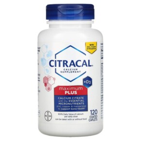 Thực phẩm chức năng Citracal Calcium Supplement + D3 Maximum Plus 120 Coated Caplets 016500535058