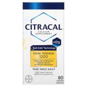 Thực phẩm chức năng Citracal Calcium Supplement Slow Release 1200 + D3 80 Coated Tablets 016500540991