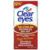 Clear Eyes Maximum Redness Relief Lubricant/Redness Reliever Eye Drops 0.5 fl oz (15 ml) 4 Thực phẩm chức năng Clear Eyes Maximum Redness Relief Lubricant/Redness Reliever Eye Drops 0.5 fl oz (15 ml) 678112665778
