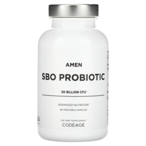 Thực phẩm chức năng Codeage Amen SBO Probiotic 50 Billion CFU 60 Vegetable Capsules 853919008380