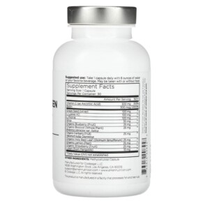 Thành phần vi chất của Codeage Amen Vegan Collagen Builder+ 30 Vegetable Capsules 853919008458