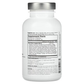 Thành phần vi chất của Codeage Amen Veggies 90 Vegetable Capsules 850026121865