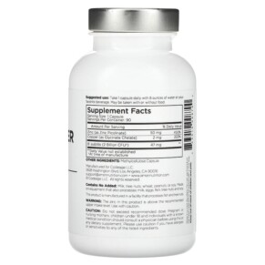 Thành phần vi chất của Codeage Amen Zinc/Copper + Probiotics 90 Vegetable Capsules 853919008700