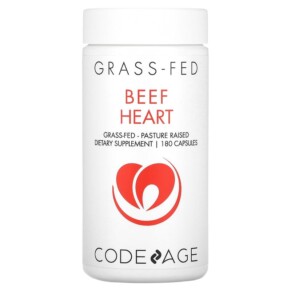 Thực phẩm chức năng Codeage Beef Heart Grass-Fed Pasture Raised 180 Capsules 853919008076