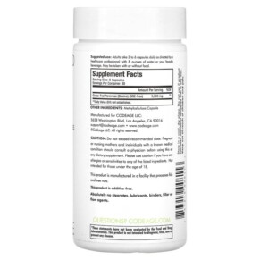 Thành phần vi chất của Codeage Beef Pancreas Grass-Fed Pasture Raised 180 Capsules 853919008113