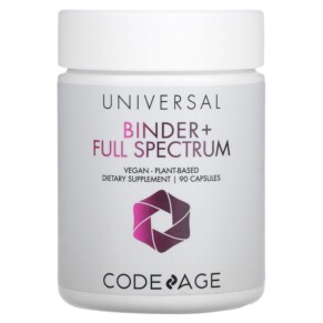 Thực phẩm chức năng Codeage Binder + Full Spectrum Vegan Plant-Based 90 Capsules 853919008434