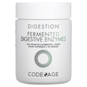 Thực phẩm chức năng Codeage Fermented Digestive Enzymes with Probiotics & Prebiotics Vegan 90 Capsules 853919008502