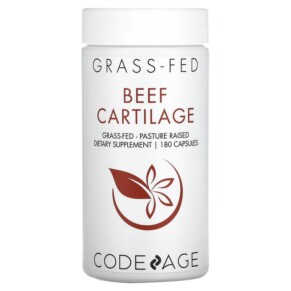 Thực phẩm chức năng Codeage Grass-Fed Beef Cartilage Pasture Raised 180 Capsules 853919008144
