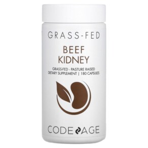 Thực phẩm chức năng Codeage Grass-Fed Beef Kidney Pasture Raised 180 Capsules 853919008083