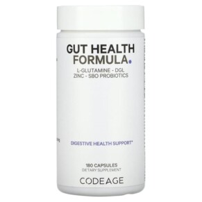 Thực phẩm chức năng Codeage Gut Health Formula 180 Capsules 853919008250